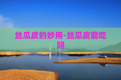 丝瓜皮的妙用-丝瓜皮能吃吗