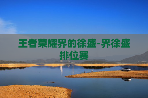 王者荣耀界的徐盛-界徐盛排位赛
