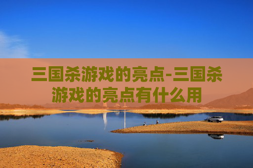 三国杀游戏的亮点-三国杀游戏的亮点有什么用