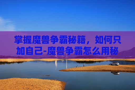 掌握魔兽争霸秘籍，如何只加自己-魔兽争霸怎么用秘籍