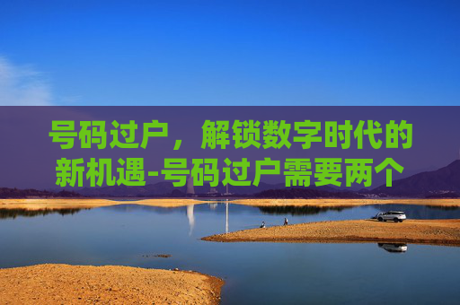 号码过户，解锁数字时代的新机遇-号码过户需要两个人一起去吧