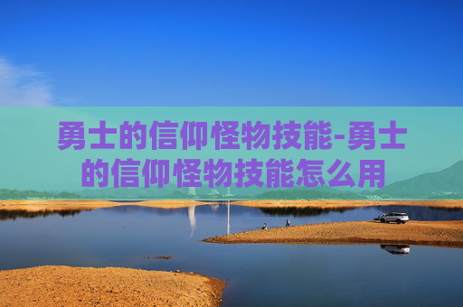 勇士的信仰怪物技能-勇士的信仰怪物技能怎么用