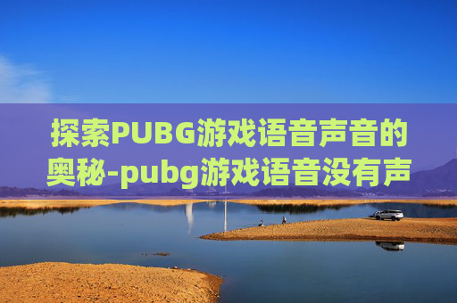 探索PUBG游戏语音声音的奥秘-pubg游戏语音没有声音怎么回事
