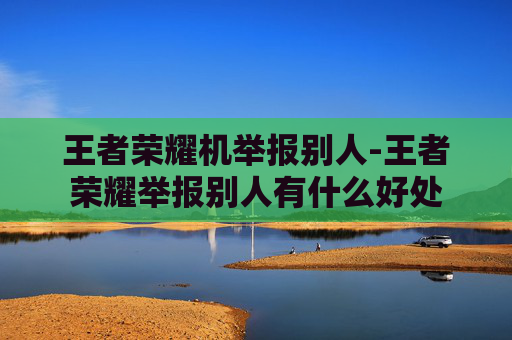 王者荣耀机举报别人-王者荣耀举报别人有什么好处