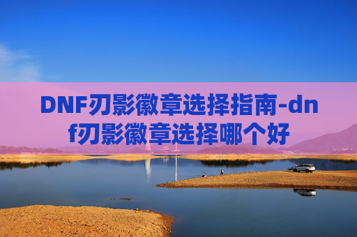 DNF刃影徽章选择指南-dnf刃影徽章选择哪个好