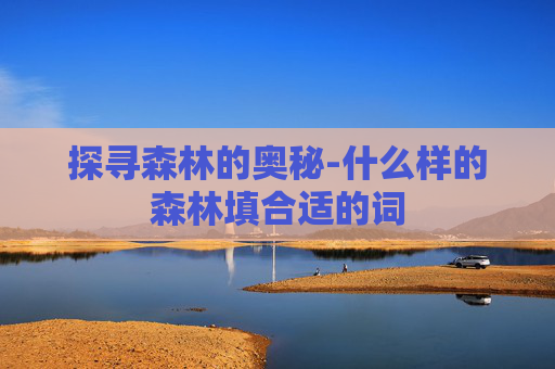 探寻森林的奥秘-什么样的森林填合适的词