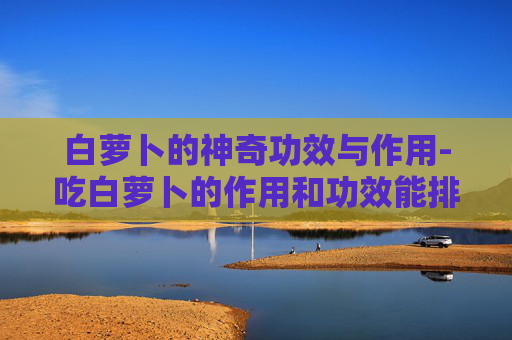 白萝卜的神奇功效与作用-吃白萝卜的作用和功效能排便吗