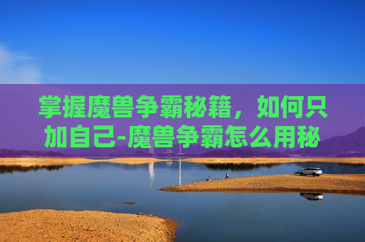 掌握魔兽争霸秘籍，如何只加自己-魔兽争霸怎么用秘籍