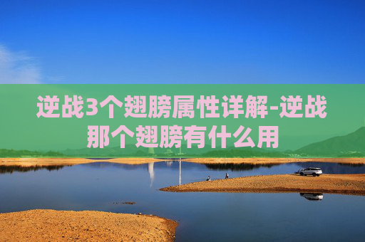 逆战3个翅膀属性详解-逆战那个翅膀有什么用