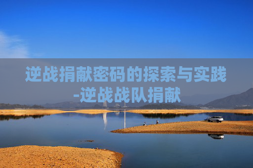 逆战捐献密码的探索与实践-逆战战队捐献