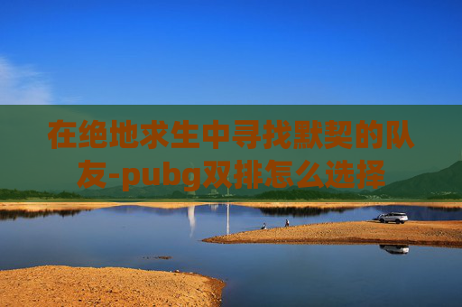 在绝地求生中寻找默契的队友-pubg双排怎么选择 在绝地求生中寻找默契的队友-pubg双排怎么选择
