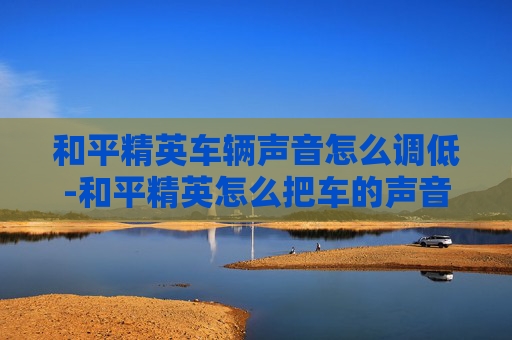 和平精英车辆声音怎么调低-和平精英怎么把车的声音调小