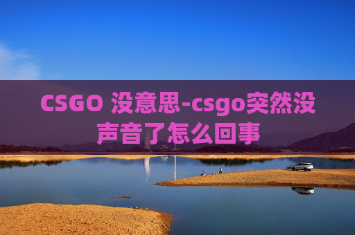 CSGO 没意思-csgo突然没声音了怎么回事