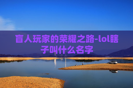盲人玩家的荣耀之路-lol瞎子叫什么名字