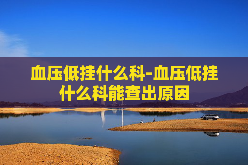 血压低挂什么科-血压低挂什么科能查出原因
