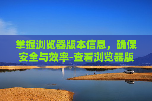 掌握浏览器版本信息,确保安全与效率-查看浏览器版本的命令 掌握浏览器版本信息,确保安全与效率-查看浏览器版本的命令