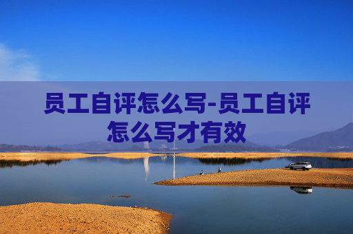 员工自评怎么写-员工自评怎么写才有效