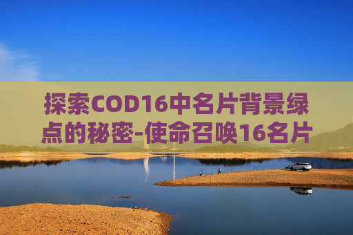 探索COD16中名片背景绿点的秘密-使命召唤16名片