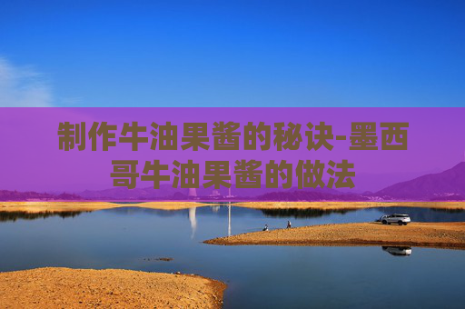 制作牛油果酱的秘诀-墨西哥牛油果酱的做法