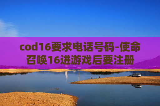 cod16要求电话号码-使命召唤16进游戏后要注册