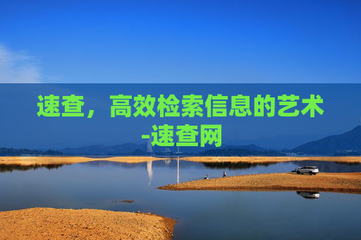 速查，高效检索信息的艺术-速查网