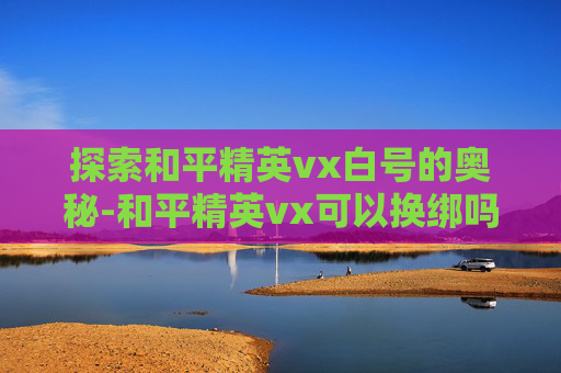 探索和平精英vx白号的奥秘-和平精英vx可以换绑吗
