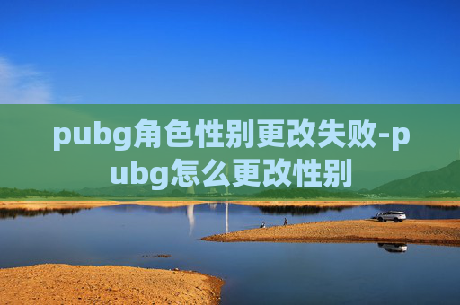 pubg角色性别更改失败-pubg怎么更改性别