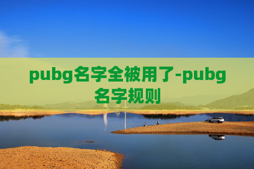 pubg名字全被用了-pubg名字规则