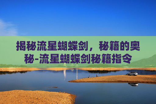 揭秘流星蝴蝶剑，秘籍的奥秘-流星蝴蝶剑秘籍指令