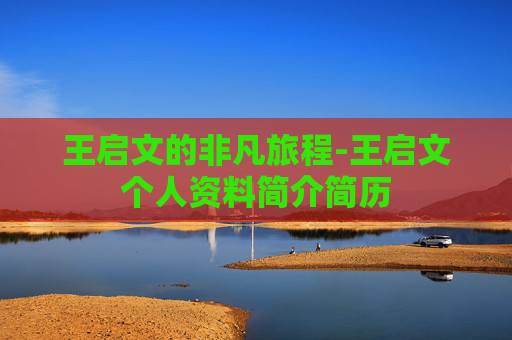 王启文的非凡旅程-王启文个人资料简介简历