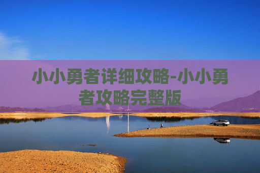小小勇者详细攻略-小小勇者攻略完整版
