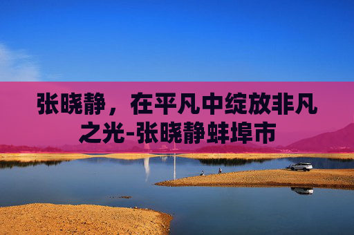 张晓静，在平凡中绽放非凡之光-张晓静蚌埠市