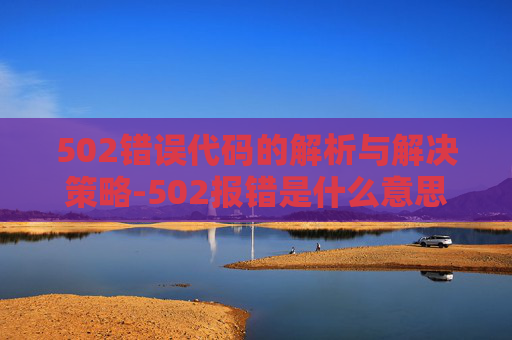 502错误代码的解析与解决策略-502报错是什么意思